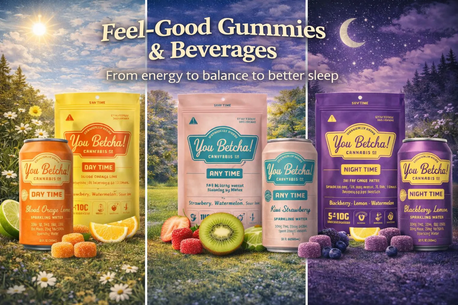 THC for Different Times of Day: for Morning, Afternoon, and Night